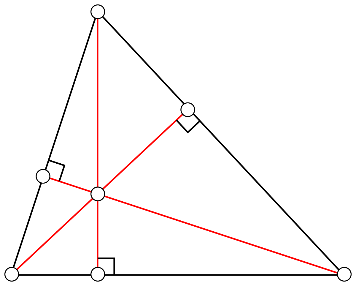 Altitude geometry example